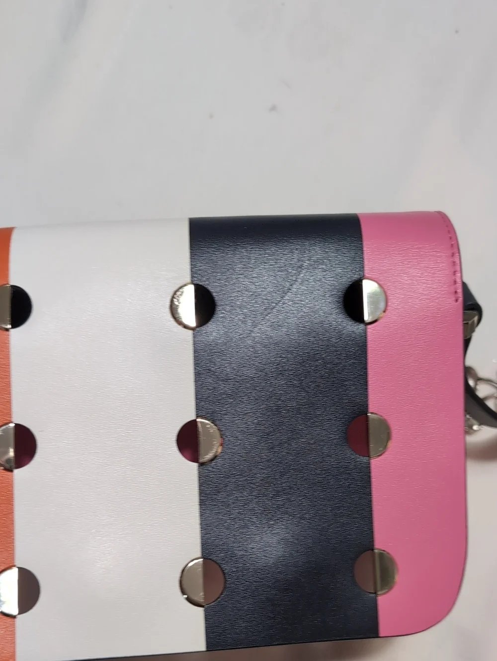 Kate Spade Nicola Small Flap Mod Dot Leather Shoulder Bag Multi Colored Leather